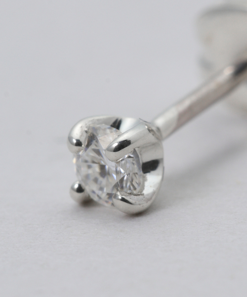 JOURNAL STANDARD（ジャーナルスタンダード）の「【VALENTINE /ヴァレンタイン】 Studs Stone Pierce（ピアス（片耳用）・レディース・シルバー・FREE）」の5枚目の写真