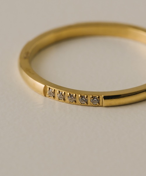 muku(ムク)の「RING/INTERVAL ZIRCONIA LINE(リング・レディース・シルバー/ゴールド・9/11)」の11枚目の写真