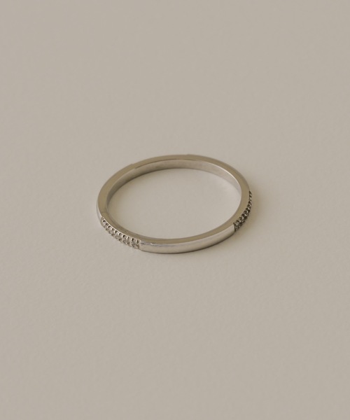 muku(ムク)の「RING/INTERVAL ZIRCONIA LINE(リング・レディース・シルバー/ゴールド・9/11)」の10枚目の写真