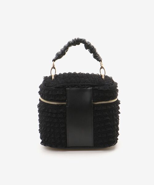 MAJESTIC LEGON（マジェスティックレゴン）の「レースフリルバニティ（ショルダーバッグ・レディース・オフホワイト/ブラック・FREE）」の15枚目の写真