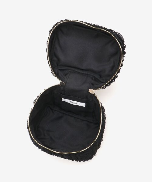 MAJESTIC LEGON（マジェスティックレゴン）の「レースフリルバニティ（ショルダーバッグ・レディース・オフホワイト/ブラック・FREE）」の17枚目の写真