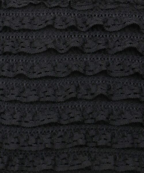 MAJESTIC LEGON（マジェスティックレゴン）の「レースフリルバニティ（ショルダーバッグ・レディース・オフホワイト/ブラック・FREE）」の21枚目の写真