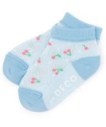 KP DECO（ケーピーデコ）の「チェリー総柄 スニーカーソックス 【COOLMAX】（ソックス/靴下）」