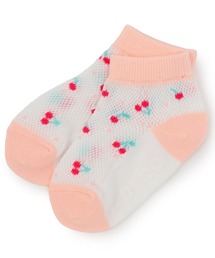 KP DECO（ケーピーデコ）の「チェリー総柄 スニーカーソックス 【COOLMAX】（ソックス/靴下）」
