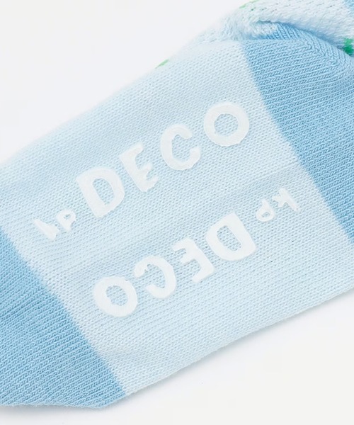 KP DECO（ケーピーデコ）の「チェリー総柄 ショートソックス 【COOLMAX】（ソックス/靴下・キッズ・サックスブルー/ピンク・14cm/16cm/18cm/20cm/22cm）」の4枚目の写真