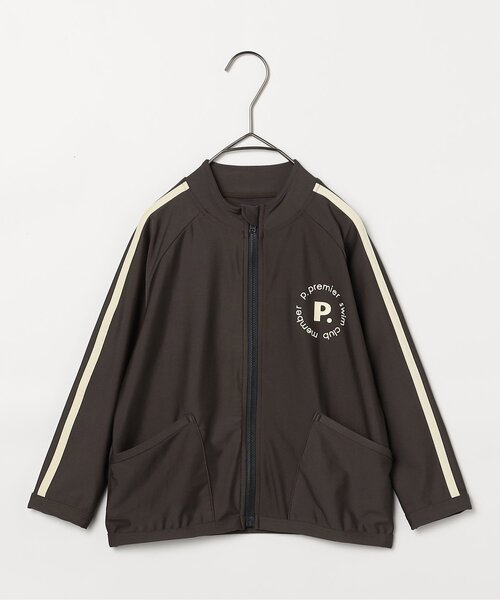 p.premier（ピードットプルミエ）の「【リンク/セットアップ可】袖ラインジップアップラッシュガード（ラッシュガード・キッズ・ピンク/レッド/チャコール/イエロー・80/90/100/110/120/130/140）」の17枚目の写真