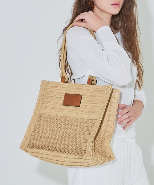 coca（coca）（コカ）の「トートバッグ（トートバッグ・レディース・ベージュ・ONE SIZE）」の2枚目の写真