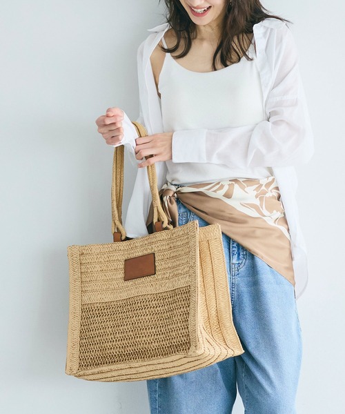 coca（coca）（コカ）の「トートバッグ（トートバッグ・レディース・ベージュ・ONE SIZE）」の8枚目の写真