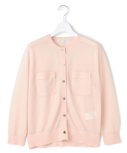 23区（ニジュウサンク）の「シャイニーシアー フラップポケット カーディガン（カーディガン/ボレロ・レディース・ネイビー系/ライトグレー系/ダークブラウン系/ブラック系・38）」の20枚目の写真