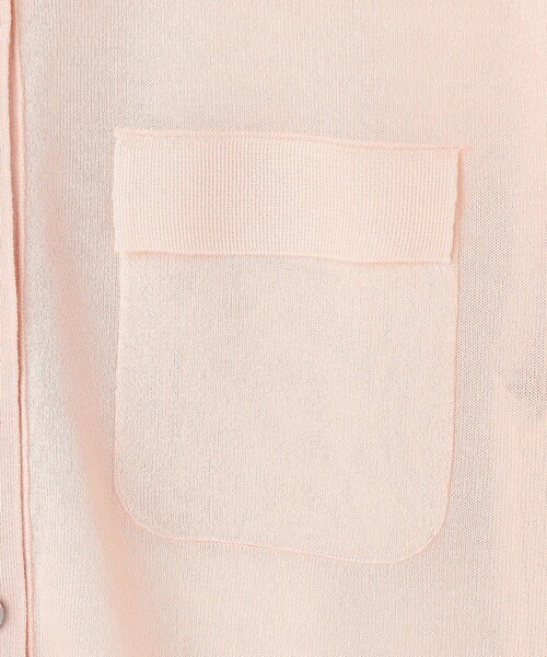 23区（ニジュウサンク）の「シャイニーシアー フラップポケット カーディガン（カーディガン/ボレロ・レディース・ネイビー系/ライトグレー系/ダークブラウン系/ブラック系・38）」の22枚目の写真