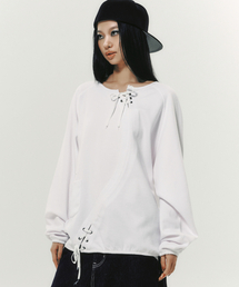 STAR APLIQUE CREWNECK WHITE