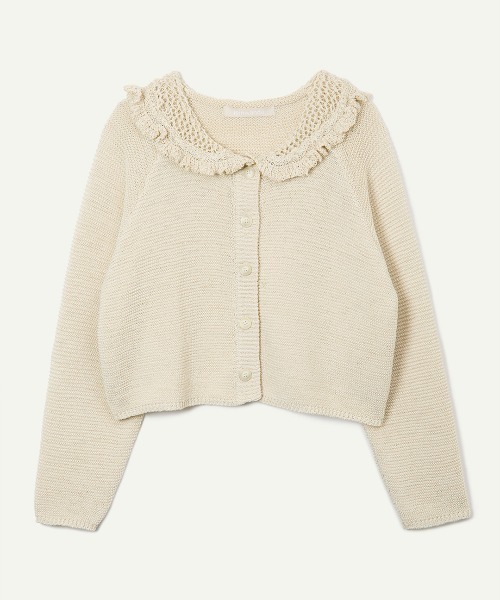 セール】【leinwande】26SS新作 Sailor Crochet Cardigan