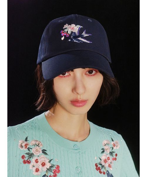 LILY BROWN（リリーブラウン）の「【LILY BROWN×KEITA MARUYAMA】バリエーションキャップ（キャップ・レディース・ネイビー/その他/アイボリー・F）」の3枚目の写真