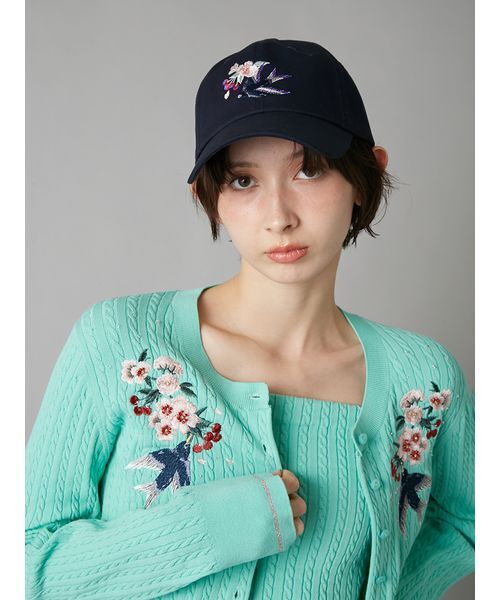 LILY BROWN（リリーブラウン）の「【LILY BROWN×KEITA MARUYAMA】バリエーションキャップ（キャップ・レディース・ネイビー/その他/アイボリー・F）」の17枚目の写真