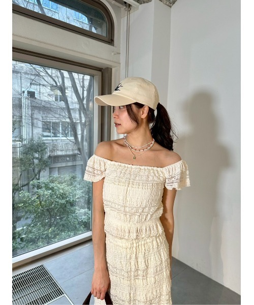 LILY BROWN（リリーブラウン）の「【LILY BROWN×KEITA MARUYAMA】バリエーションキャップ（キャップ・レディース・ネイビー/その他/アイボリー・F）」の22枚目の写真