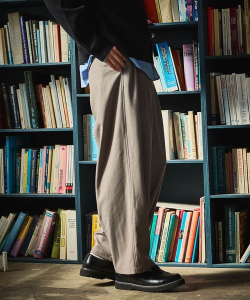 niko and...（ニコアンド）の「ツイルバルーンスラックス（スラックス・メンズ・ブラック/ベージュ・MEDIUM/LARGE）」の2枚目の写真