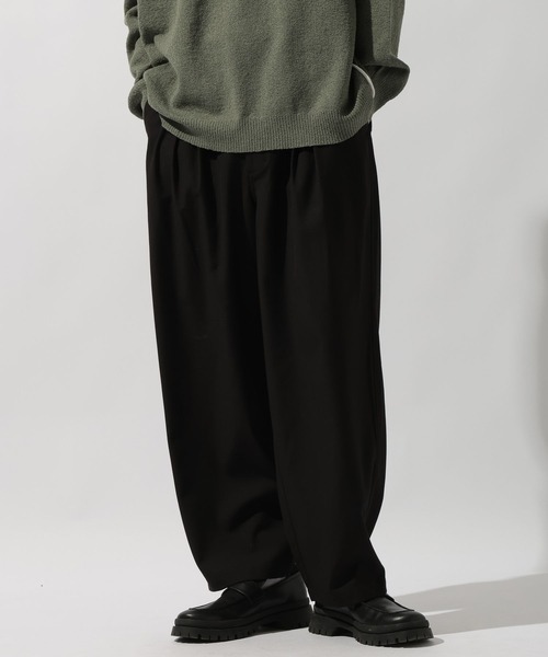 niko and...（ニコアンド）の「ツイルバルーンスラックス（スラックス・メンズ・ブラック/ベージュ・MEDIUM/LARGE）」の7枚目の写真