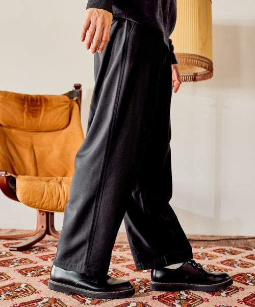 niko and...（ニコアンド）の「ツイルバルーンスラックス（スラックス・メンズ・ブラック/ベージュ・MEDIUM/LARGE）」の3枚目の写真