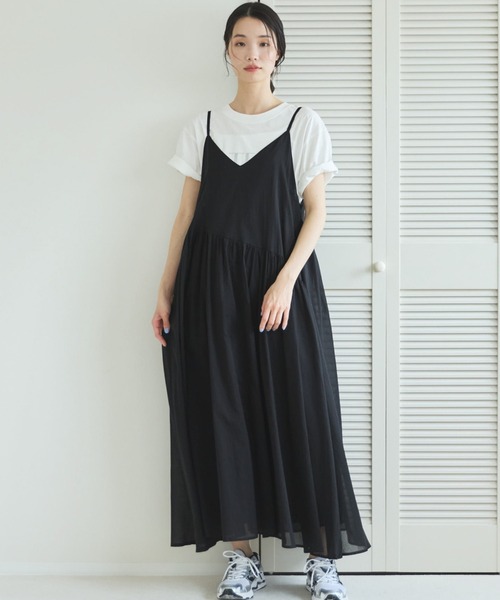 Doux archives（ドゥアルシーヴ）の「【ZOZO限定】綿ローンキャミワンピース（ワンピース・レディース・グリーン/レッド/ブラック・FREE）」の19枚目の写真