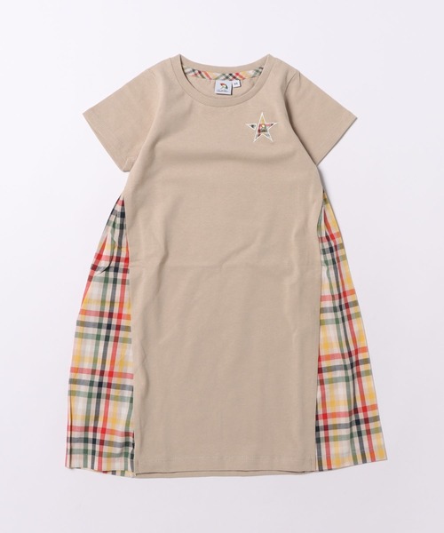 Arnold Palmer（アーノルドパーマー）の「スターモチーフ ワンピース（ワンピース・キッズ・ブラック/ベージュ・145cm/135cm/125cm/115cm/105cm/95cm）」の8枚目の写真