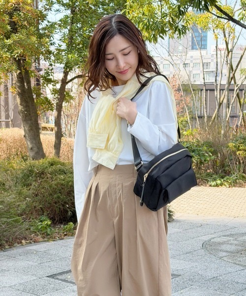 Bou Jeloud（ブージュルード）の「【はあちゅう×BouJeloud】オールインバッグ（ショルダーバッグ・レディース・アイボリー/ブラック・ONESIZE）」の5枚目の写真