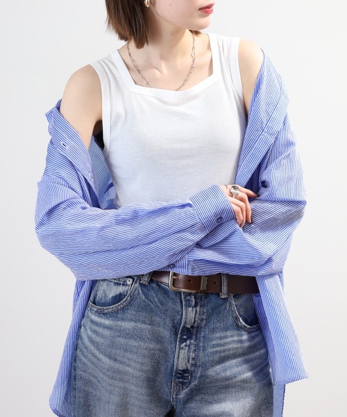 SO(エスオー)の「タンクトップ(タンクトップ・レディース・ベージュ/ホワイト/チャコール/ブラック・L)」の13枚目の写真