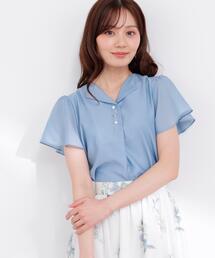 PROPORTION BODY DRESSING | フレアスリーブ開襟ブラウス / 1216110402(シャツ/ブラウス)