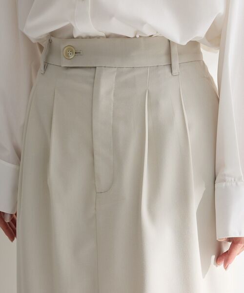 Green　Parks（グリーンパークス）の「イージーケアタック入りスカート（スカート・レディース・グレー/ベージュ/ブラック・L/M）」の11枚目の写真