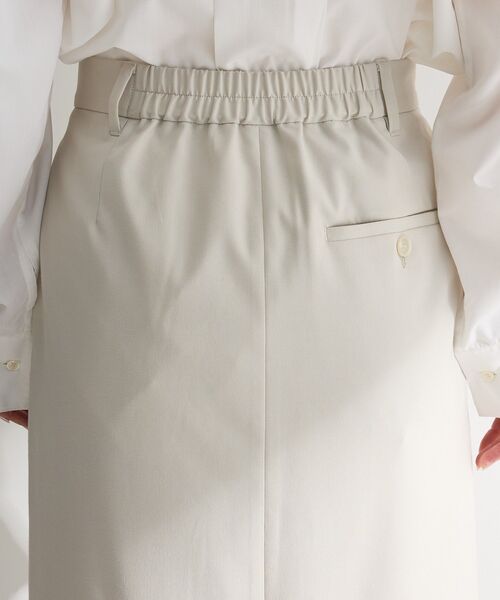 Green　Parks（グリーンパークス）の「イージーケアタック入りスカート（スカート・レディース・グレー/ベージュ/ブラック・L/M）」の10枚目の写真