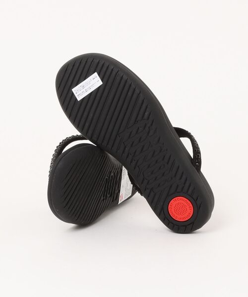 fitflop（フィットフロップ）の「SOLAY MIXED-CRYSTAL TOE-POST SANDALS / SOLAY ミックスクリスタル トゥポスト サンダル（サンダル・レディース・ブラック/ピンク・US5/US6/US7/US8）」の4枚目の写真
