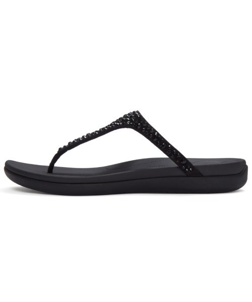 fitflop(フィットフロップ)の「SOLAY MIXED-CRYSTAL TOE-POST SANDALS / SOLAY ミックスクリスタル トゥポスト サンダル(サンダル・レディース・ブラック/ピンク・US5/US6/US7/US8)」の8枚目の写真