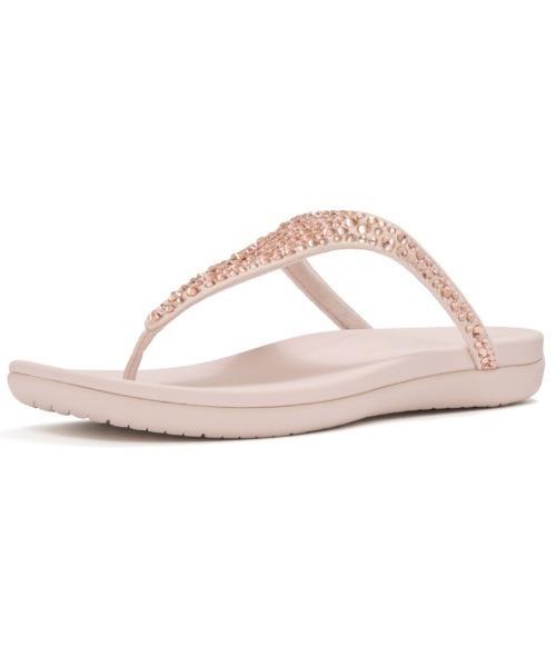 fitflop(フィットフロップ)の「SOLAY MIXED-CRYSTAL TOE-POST SANDALS / SOLAY ミックスクリスタル トゥポスト サンダル(サンダル・レディース・ブラック/ピンク・US5/US6/US7/US8)」の11枚目の写真