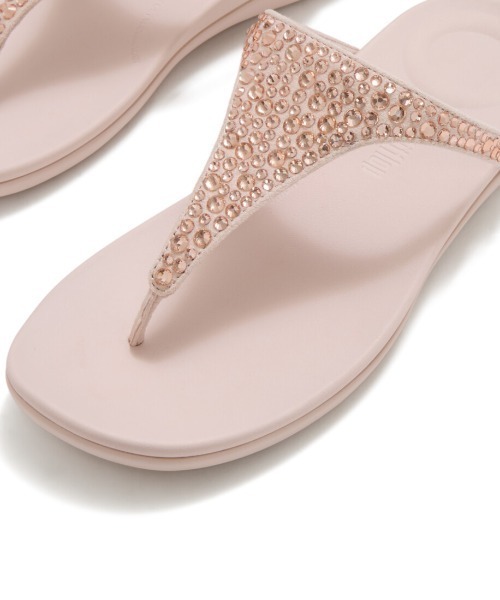 fitflop(フィットフロップ)の「SOLAY MIXED-CRYSTAL TOE-POST SANDALS / SOLAY ミックスクリスタル トゥポスト サンダル(サンダル・レディース・ブラック/ピンク・US5/US6/US7/US8)」の10枚目の写真