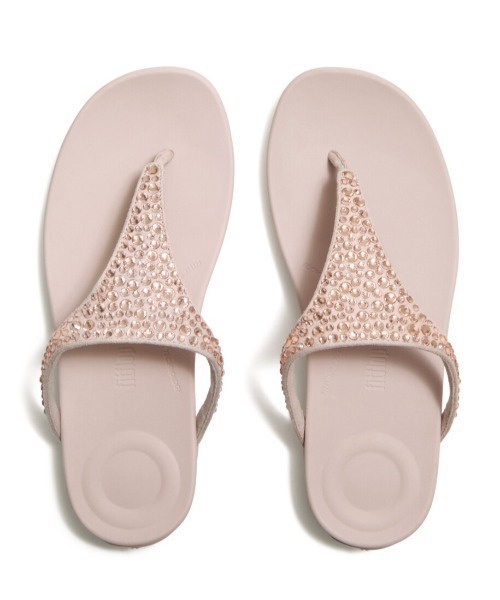 fitflop(フィットフロップ)の「SOLAY MIXED-CRYSTAL TOE-POST SANDALS / SOLAY ミックスクリスタル トゥポスト サンダル(サンダル・レディース・ブラック/ピンク・US5/US6/US7/US8)」の13枚目の写真