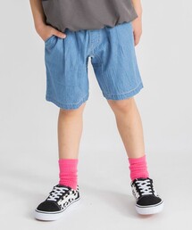 BRANSHES | 【WEB限定】リラックスガーデナーデニムハーフパンツ(デニムパンツ)