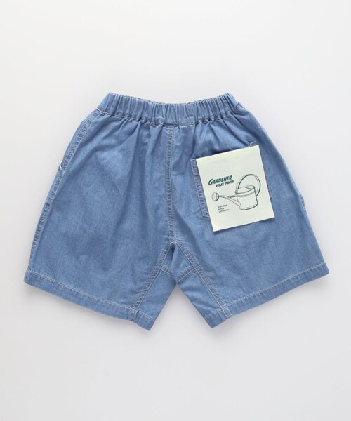 BRANSHES（ブランシェス）の「【WEB限定】リラックスガーデナーデニムハーフパンツ（デニムパンツ・キッズ・ネイビー/ブルー・110/130/100/140/150/120）」の3枚目の写真
