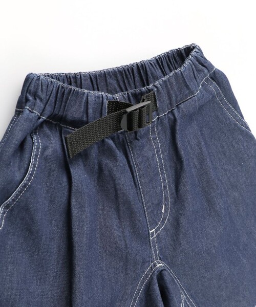 BRANSHES（ブランシェス）の「【WEB限定】リラックスガーデナーデニムハーフパンツ（デニムパンツ・キッズ・ネイビー/ブルー・110/130/100/140/150/120）」の14枚目の写真