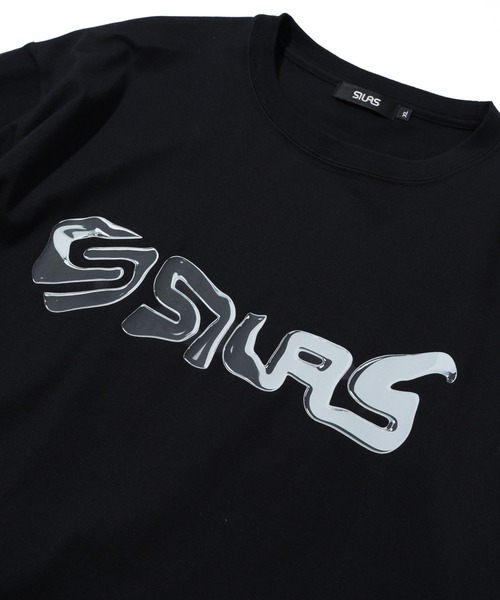 SILAS(サイラス)の「LIQUID S/S TEE(Tシャツ/カットソー・メンズ・ネイビー/イエロー/ホワイト/ブラック・M/XL/L)」の16枚目の写真