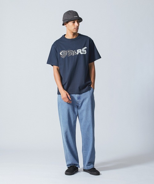 SILAS(サイラス)の「LIQUID S/S TEE(Tシャツ/カットソー・メンズ・ネイビー/イエロー/ホワイト/ブラック・M/XL/L)」の13枚目の写真
