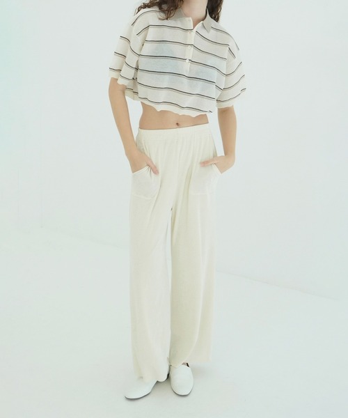 BRIGHT JERSEY PANTS（その他パンツ）｜CLANE（クラネ）のファッション