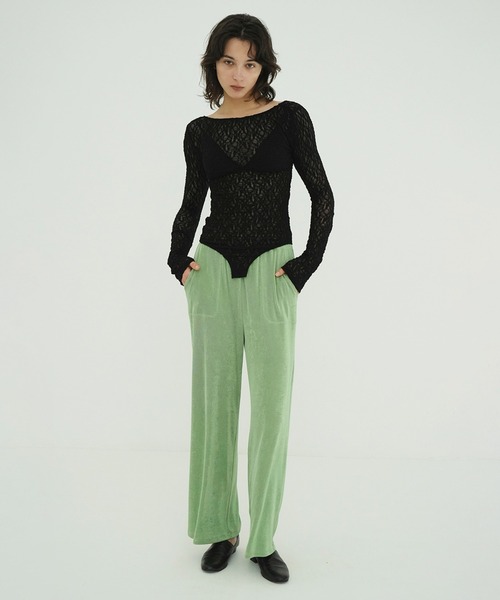 CLANE（クラネ）の「BRIGHT JERSEY PANTS（その他パンツ）」 - WEAR