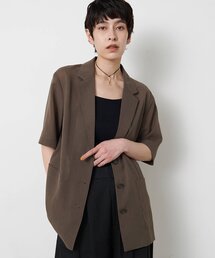THE PAUSE（ザ ポーズ）の「【THE PAUSE】シアーハーフスリーブジャケット（テーラードジャケット）」