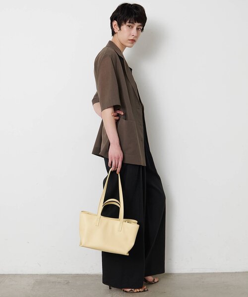 THE PAUSE(ザ ポーズ)の「【THE PAUSE】シアーハーフスリーブジャケット(テーラードジャケット・レディース・ブラック/チャコールグレー・FREE)」の21枚目の写真