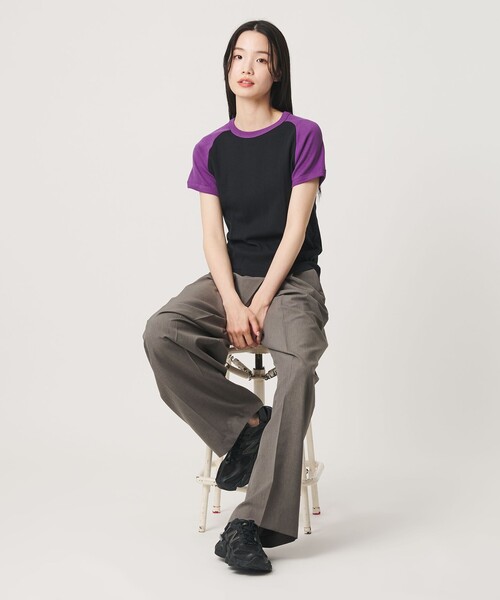 MILLER(ミラー)の「【別注】<Robert P. Miller >リンガー Tシャツ(Tシャツ/カットソー・レディース・ナチュラル/ブラック・FREE)」の20枚目の写真
