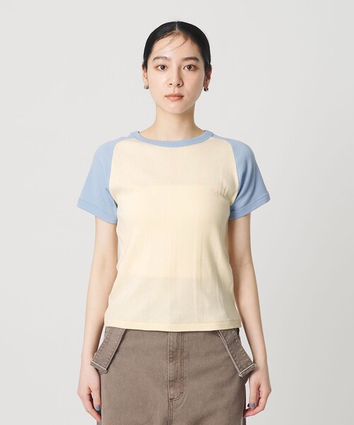 MILLER(ミラー)の「【別注】<Robert P. Miller >リンガー Tシャツ(Tシャツ/カットソー・レディース・ナチュラル/ブラック・FREE)」の19枚目の写真