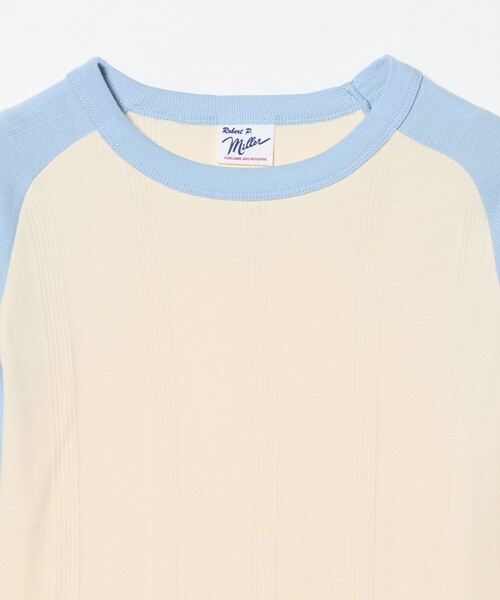 MILLER(ミラー)の「【別注】<Robert P. Miller >リンガー Tシャツ(Tシャツ/カットソー・レディース・ナチュラル/ブラック・FREE)」の10枚目の写真