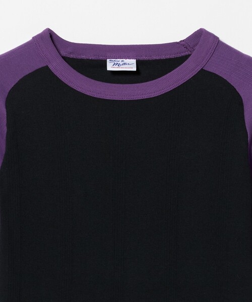 MILLER(ミラー)の「【別注】<Robert P. Miller >リンガー Tシャツ(Tシャツ/カットソー・レディース・ナチュラル/ブラック・FREE)」の6枚目の写真
