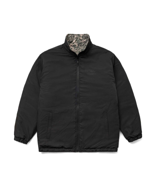 HOWL SUPPLY(ハウル サプライ)の「リバーシブルジャケットブラック/カモ25/26(ナイロンジャケット・レディース・その他・LARGE)」の1枚目の写真