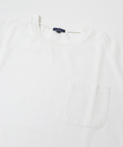 ITEMS URBANRESEARCH(アイテムズ アーバンリサーチ)の「接触冷感ダンボールショートスリーブカットソー(Tシャツ/カットソー・メンズ・ブルー系その他/オリーブ/ピンクベージュ/オフホワイト・LARGE/MEDIUM)」の9枚目の写真