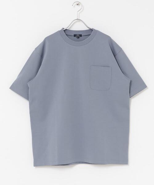 ITEMS URBANRESEARCH(アイテムズ アーバンリサーチ)の「接触冷感ダンボールショートスリーブカットソー(Tシャツ/カットソー・メンズ・ブルー系その他/オリーブ/ピンクベージュ/オフホワイト・LARGE/MEDIUM)」の17枚目の写真